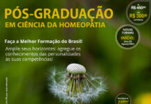 Curso de Pós Graduação Lato Sensu/Especialização em Ciência da Homeopatia